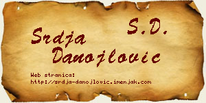 Srđa Danojlović vizit kartica